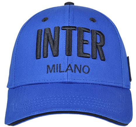 Inter cap Cappellino da Baseball, Blu-Logo Ricamato, Taglia Unica Unisex-Adulto