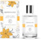 BERDOUES Eau de Toilette Vanille Safran, Sensuelle et addictive, Made in France, Vegan, Sans colorant, Parfum femme Vanille, flacon, 100ml