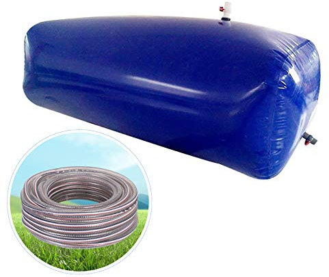 BNALU Water jerry can Large Capacity Water Storage Container, Foldable Thick And Durable Water Tank, For Fire Fighting, Agricultural Irrigation(Size:500L)