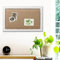 Sintosin Weiß Korkwand Bulletin Board Pinnwand Groß 73 x 46 cm, Pinnwand Kork für Wand organisieren Dekoration, Message Notice Memo Board, Fotos Poster Vision Board für Haus Küche Büro Schule