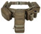 YAKEDA 5 in 1 taktische Duty gepolsterte Gürtel für Law Enforcement Modular Heavy Equipment Police Duty Utility Gürtel mit Taschen (Tan) Schwarz
