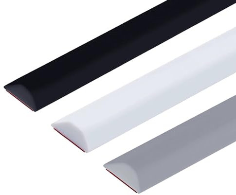 Barra doccia in silicone autoadesiva,Barriera Doccia Antiacqua,Striscia di Ritenzione per Piatto Doccia, mantiene l'acqua all'interno della soglia,impedisce all'acqua di tracimare (100CM,bianco)