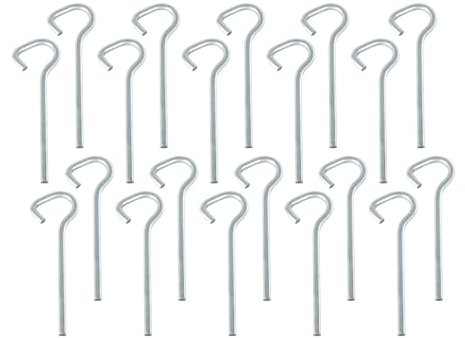 Piton Crosse Court P | pour Fixation bâche Couverture de Piscine | INOX | Lot de 20 pièces - POOLCO