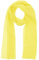 WESTEND CHOICE Damen Chiffon Schals Frauen Plain Hals Schal Weiche Headwrap Mädchen Kopftuch Sheer Wrap frauen Schals & Wraps 150x45 cm, hellgelb, Einheitsgröße