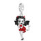 GNOCECharm Anhänger Halloween Kleiner Teufel Betty Boop Anhänger 925 Sterling Silber Bead Charms für Armband Schmuck Geschenk für Frau Fit Armbänder/Halskette