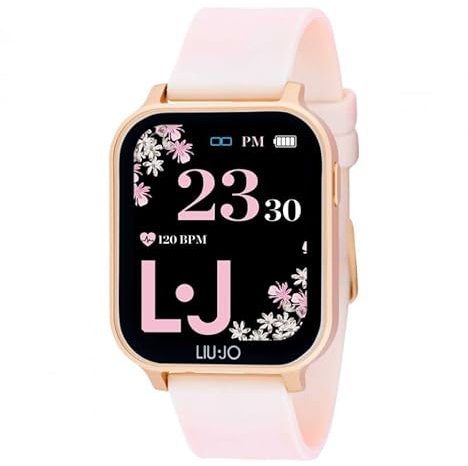 Orologio Donna Smartwatch Liujo luxury Voice Energy SWLJ116 Cinturino Silicone Rosa