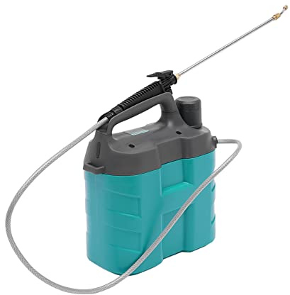 Drucksprüher 8 Liter, Elektrischer Pflanzensprüher, USB-aufladbarem Griff und Teleskopstab, Gartenspritze, Unkrautspritze & Wassersprüher,29 * 16 * 35.5cm