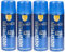 various-Pintura Spray Metalizado Azul Brillo Multicolor Profesional 400ml Adecuado Metal Madera y Plástico Pack de 4 unidad