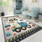 Taracarpet Kinderzimmer Teppich für Kinder, Jungen, Mädchen und Jugendzimmer Fresh Kids Bagger Taupe 80x150 cm