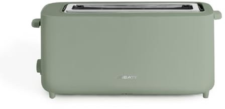 CREATE/TOAST STUDIO XL/Tostador de pan verde sage / 6 Niveles de potencia, bandeja recogemigas, termostato, descongelación, sistema de seguridad, 950W