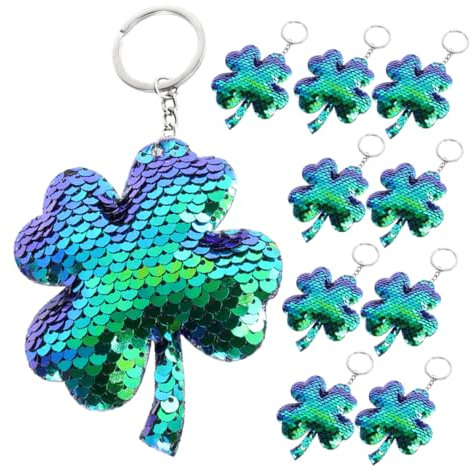 BRIGHTFUFU Doppelseitiger Pailletten-auto-schlüsselanhänger Schlüsselanhänger für Damen Taschen Dekoratives