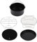 Zisemeil Access7Inch 5 Piece Air Fryer Accessory Set Pizza Pan Cake Barrel Metaories Halogen Ovens 21×21×20 7 Inch 5 Piece Set Air Fryer Accessory Set Pizza Pan Cake Barrel