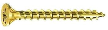 Vis rocket minivybac pozidriv tête fraisée 5x50mm, 15 pièces.