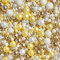 Yellow sprinkles for cakes yellow lemon gold white cupcake edible metallic pearls toppers sprinkle mix blend pastel summer yellow daisy topper decoration baking biscuits cake topper DAFFODIL