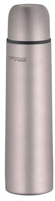 THERMOcafé by THERMOS TC BEVERAGE BOTTLE rose mat 0,70l, Thermosflasche mit Becher aus Edelstahl, 12h heiß & 24h kalt, Auslaufsicher, für Schule, Unterwegs & Büro