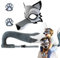 Costume de jeu de rôle, ensemble de costumes de loup d'Halloween - Costume de loup gris drôle,Accessoire de photoshoot respirant, accessoires de cosplay de simulation pour les performances de la scène