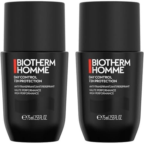 Biotherm Homme Day Control 72H Deo Roll-On, 72 Stunden Anti-Transpirant Herren Deo, wirksamer Schutz vor Schweißgeruch, für empfindliche Haut und alle Hauttypen, wirkt pflegend und beruhigend, 75 ml