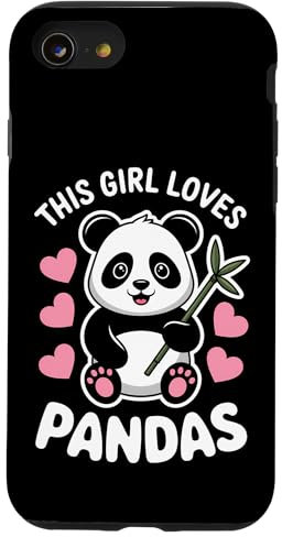 This Girl Loves Pandas Case for iPhone SE (2020) / 7 / 8
