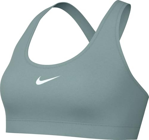 Nike Swoosh Light Support Sport-BH Ohne Polster Für Damen, Cannon/White, DX6817-017, M