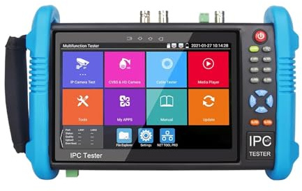 7inch 4K IP Camera CCTV Tester CCTV Monitor With TFT-LCD Screen PTZ Control CVI/TVI/AHD HDMI Output Low Error