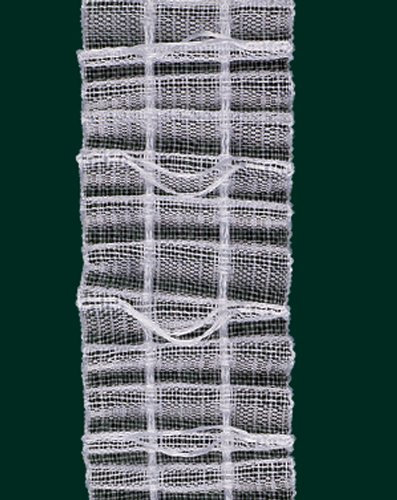 Raffrolloband Falte an Falte, 23 mm, volltransparent, VAR. / Aufmachung 10 m