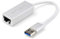 StarTech.com USB 3.0 auf Gigabit Netzwerk Adapter - Schickes Aluminium Design für MacBook, Chromebook oder Tablet - Native Treiber Unterstützung - Silber (USB31000SA)
