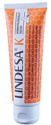 Lindesa K Pflegecreme mit Kamille und Bienenwachs Handcreme Hautschutzcreme Hand Creme PE-Tube 75ml (1)