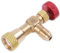 Adaptador de válvula de refrigerante de aire acondicionado R410, 5/16SAE macho a 5/16 SAE hembra Manguera de carga Válvulas de control de flujo Conector de refrigeración Herramienta de refrigeración