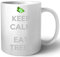 Luxogo Keep Calm And Eat Trees! Keramik Tassen Mug