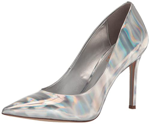 Sam Edelman Women's Hazel Pump, Silver Metallic, 5.5 UK