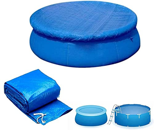 Rectangular Pool Cover, Wasserdicht Poolabdeckung Easy Set Staubdicht Pool Protector Poolabdeckplane für Rechteckiger Rahmen Pool (183cm(6ft))