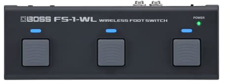 BOSS FS-1-WL Kompakter kabelloser Fußschalter | Steuerung von digitalen Noten-Apps, YouTube-Videos, DAWs, Instrumenten und mehr via Bluetooth | MIDI