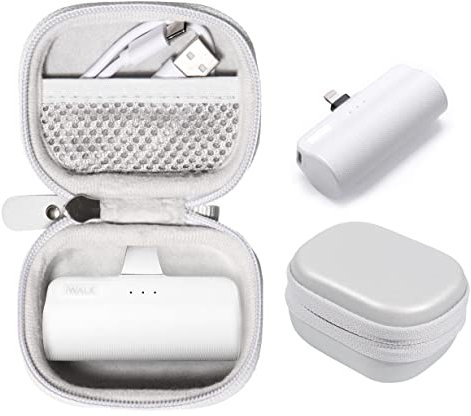 CaseSack Schutzhülle für kleines tragbares Ladegerät, kompatibel mit iWALK Small USB-C Portable Charger, Anker Nano, JEJILL, LanLuk, Charmast, LENUTO, Swyop, VEGER, Feob, Taegila, YHO