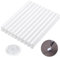 Fippy 20PCS Klebepistole Siegelwachs Sticks 11mm für Wachs-Siegel-Stempel, ideal für Hochzeit Einladungen, Karten Umschläge, Geschenkverpackungen (Weiß)