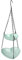 LeeQinersw Hanging Bird Feeder Tray with Bath Functionality, Suitable for Farm and Balcony Use, Green