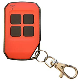 AG MATIC Mando a distancia de garaje para DEA GT2, GT4/MIO TR2, TR4/MIO TR2N, TR4N/GENIE 273/GENIE 273L/GOLD 288/GOLD 289. Código rodante 433,92 MHz. (Rojo, 1 unidad)