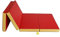NiroSport Turnmatte Klappbar 200 x 100 x 8 cm Rot/Grün Gymnastikmatte Fitnessmatte Sportmatte Klappmatte Weichbodenmatte wasserdicht