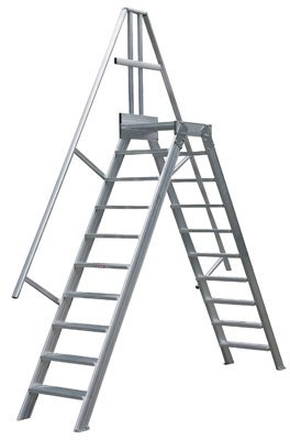 Hymer Überstieg stationär, Neigung 60 Grad, Stufenbreite 1000 mm, Stufentiefe 250 mm, Podestlänge 285 mm 3 Stufen, lichte höhe 0,62 m, Gewicht 31 kg