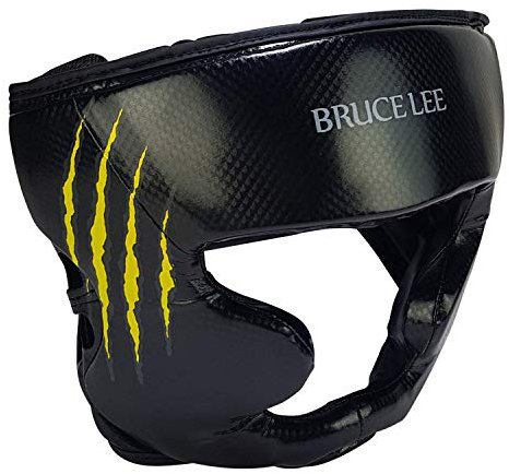 Bruce Lee Kopfschutz Signature, gelb schwarz, S/M, 14BLSBO036