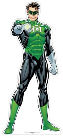 Star Cutouts SC885 Green Lantern DC Comics Lifesize Cardboard Cutout – Superhero Fan Display, Party Decoration & Collector Gift