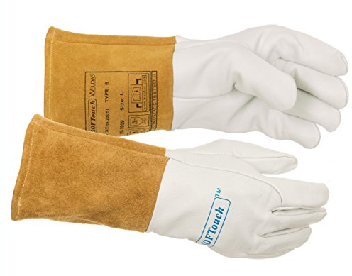 Weldas Europe B.V. Schweißerhandschuhe Gr.M (8,5) natur/orange EN 388,EN 12477,EN 1149-2 10 PA