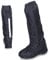 HOCK Unisex Fahrrad Regengamaschen mit Reflektoren - knielange Gamaschen Überschuhe 100% Wasserdicht - Fahrrad Regenschutz für Herren & Damen - XL 46-47