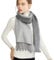 RIIQIICHY Echarpe Gris Femme Hiver Chaud Chale Grosse Echarpes Femme Grande Pashmina Cadeau Femme Anniversaire Noel