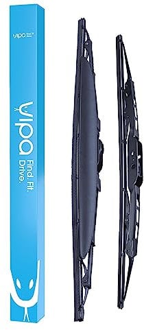 Vipa Car Parts Premium Wiper Blade Kit | Fits: FORD TRANSIT Van (Apr 2006 to Nov 2014) | All-Weather Performance | Durable, Streak-Free Windshield Wipers | Easy Installation