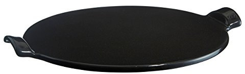 Emile Henry EH799524 LES SPECIALISTES VPC Pierre à Pizza Céramique Noir Fusain Ø 37 cm
