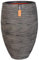 Capi Europe - Gefäß elegant Deluxe Rib NL - 38x58 - Anthrazit - Öffnung Ø27 - Blumentopf für den Innen- und Außeneinsatz Bruchsicher - 100% recycelbar - KOFZ1131
