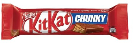 Nestlé Kitkat Chunky 24x40g, Chocolate, 960 gram | Bulk 960g supply provides stock for vending machines, office breakrooms, counter displays and catering events.