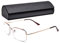 Lunettes De Lecture pour Hommes Et Femmes Intelligente Zoom Automatique Décalage Couleur Proche du Confort À Double Usage Confortable Verres Presbyopic Progressifs - Demi-Monture en Métal