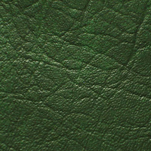 Leatherette Vinyl Upholstery Fabric Fire Retardant FR Faux Leather A4 A5 Sheets (Bottle Green, A4 Sheet)