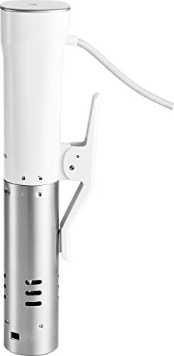 ZWILLING 1009634 ENFINIGY Sous-vide-Stick, Sous-vide Garer mit intuitivem Touch-Display, präziser Temperatureinstellung und hoher Temperaturstabilität, Weiß